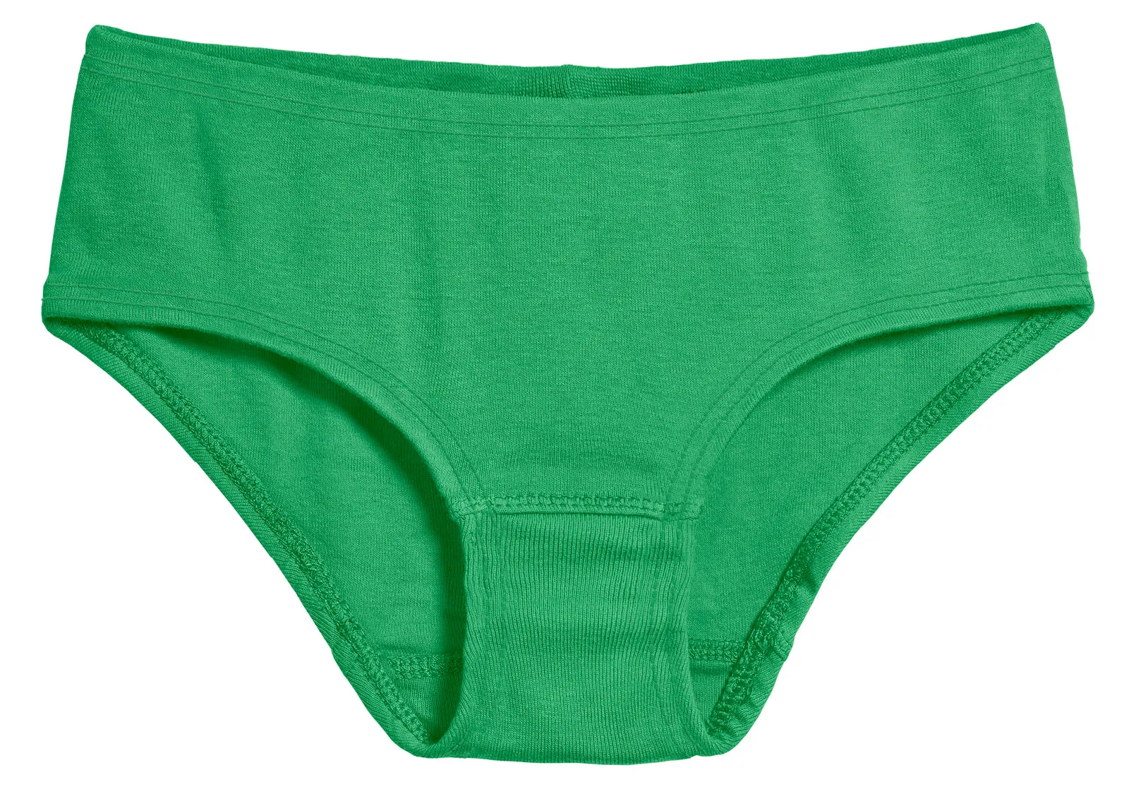 Girls Soft Cotton Brief  | Elf Green