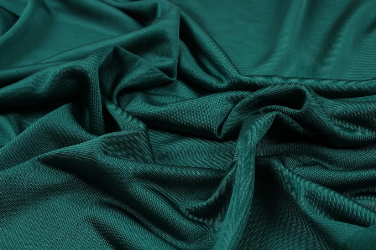 Glossy Stretch Polyester Jersey - Green