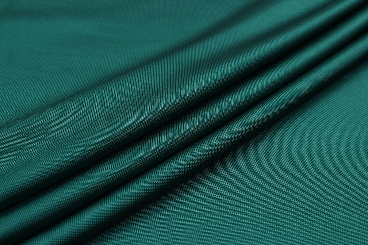 Glossy Stretch Polyester Jersey - Green