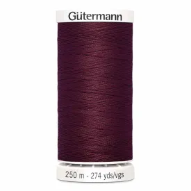 Gutermann Polyester Thread 250m #450 Burgundy