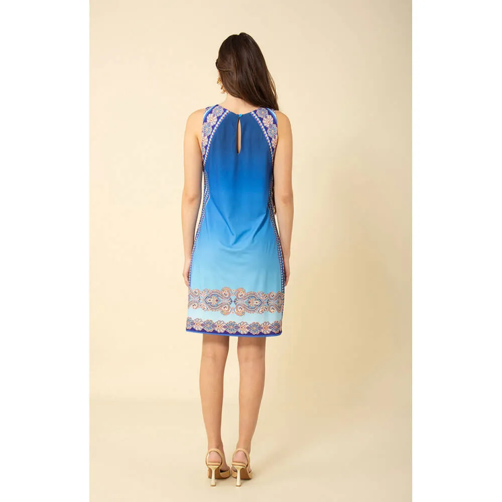 Hale Bob Liliana Sleeveless Jersey Dress - Blue