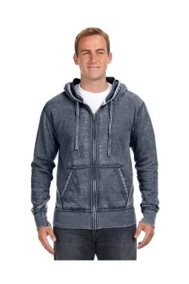 J America JA8916: Adult Vintage Zen Full-Zip Fleece Hood