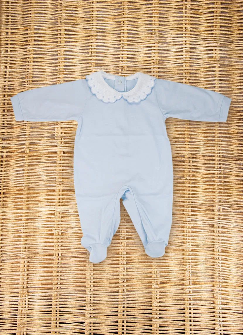 Jersey Sleepsuit Pois