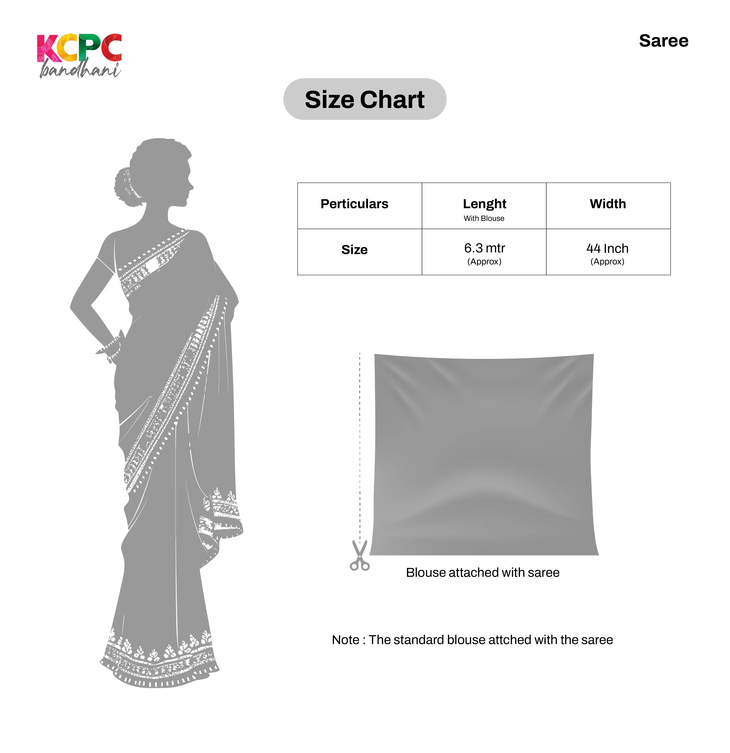 KcPc New Pure chiffon Satin patta floral print designer saree With Blouse,SRD