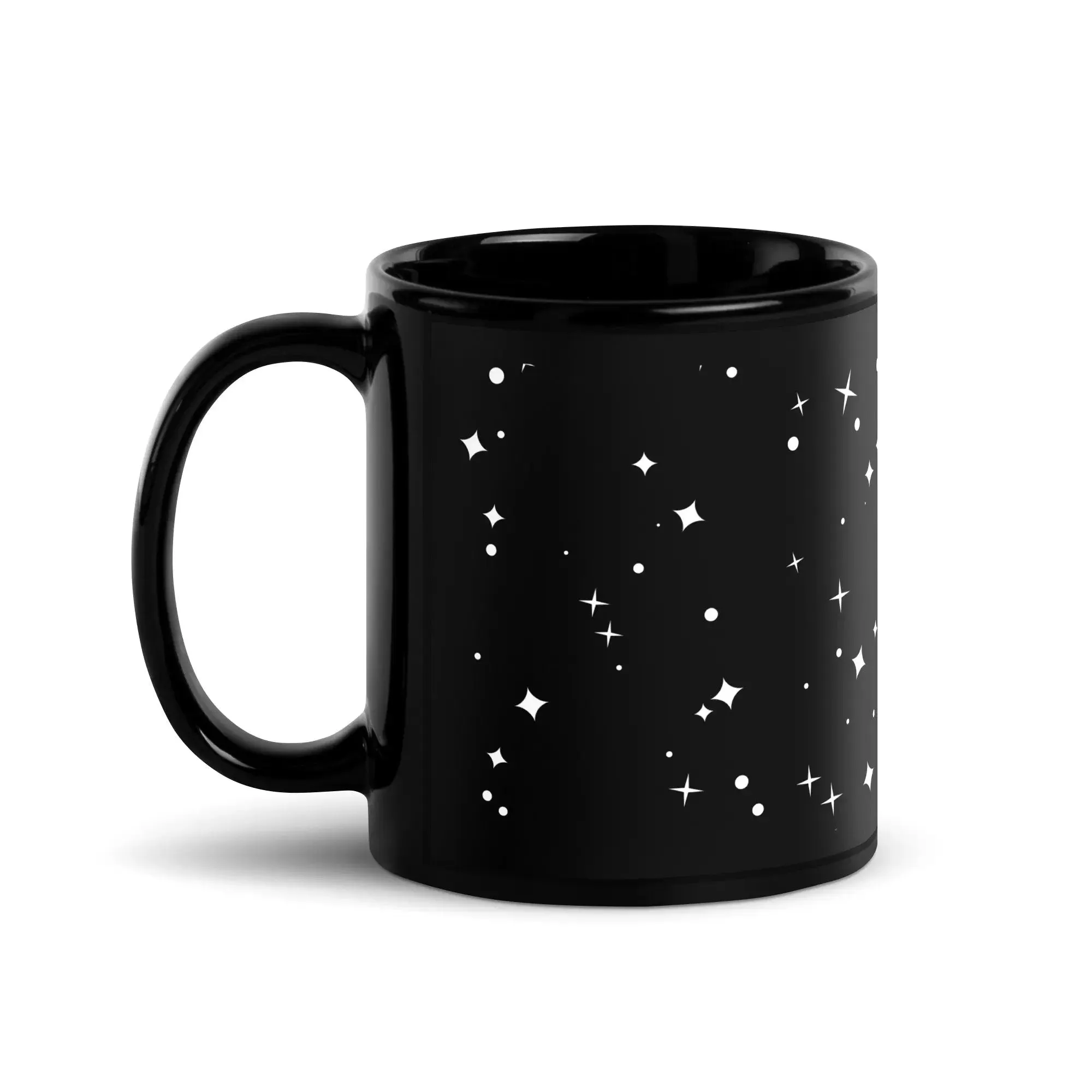 KHANNN!!! Black Glossy Mug