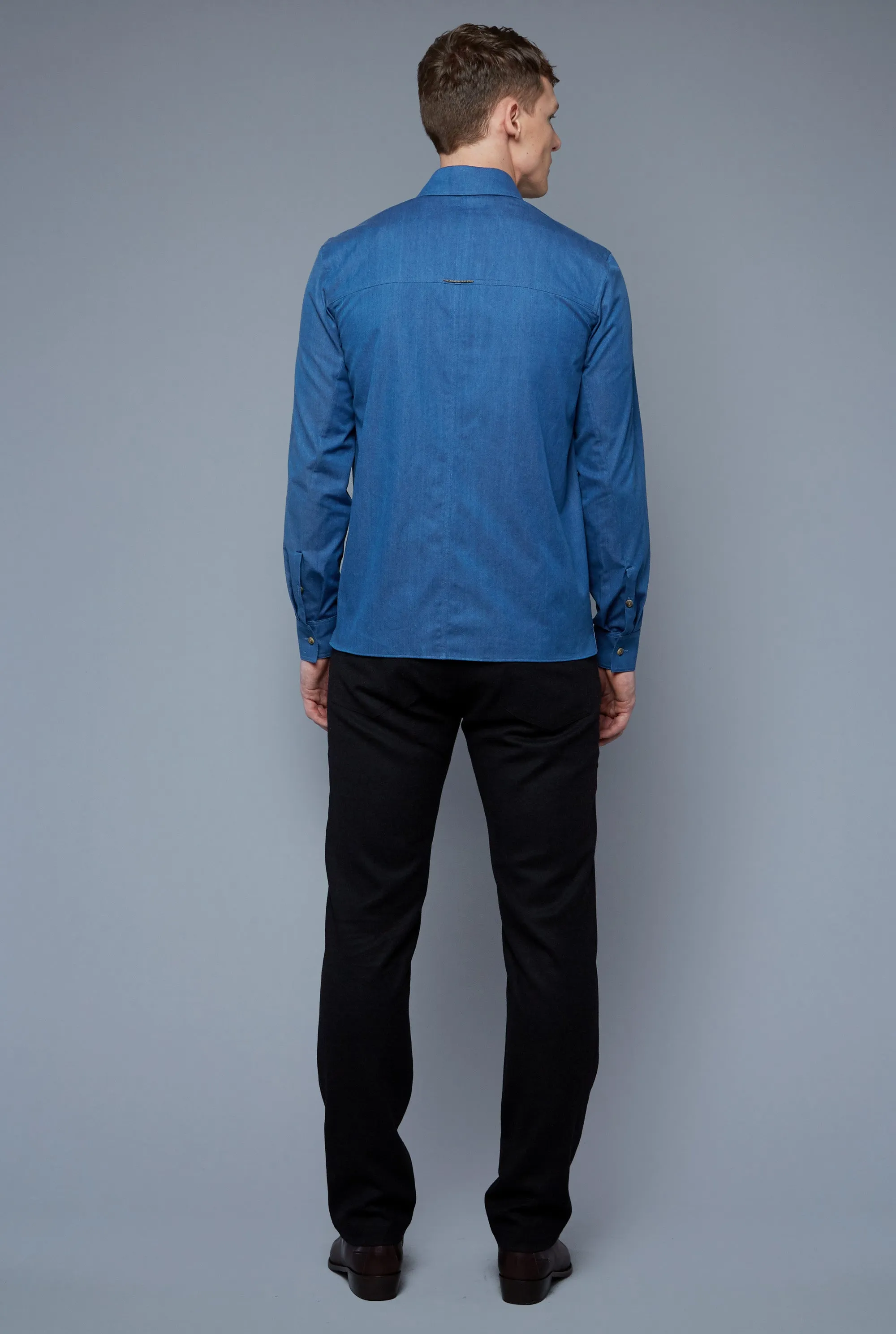 Kojima Denim Shirt | Light Blue