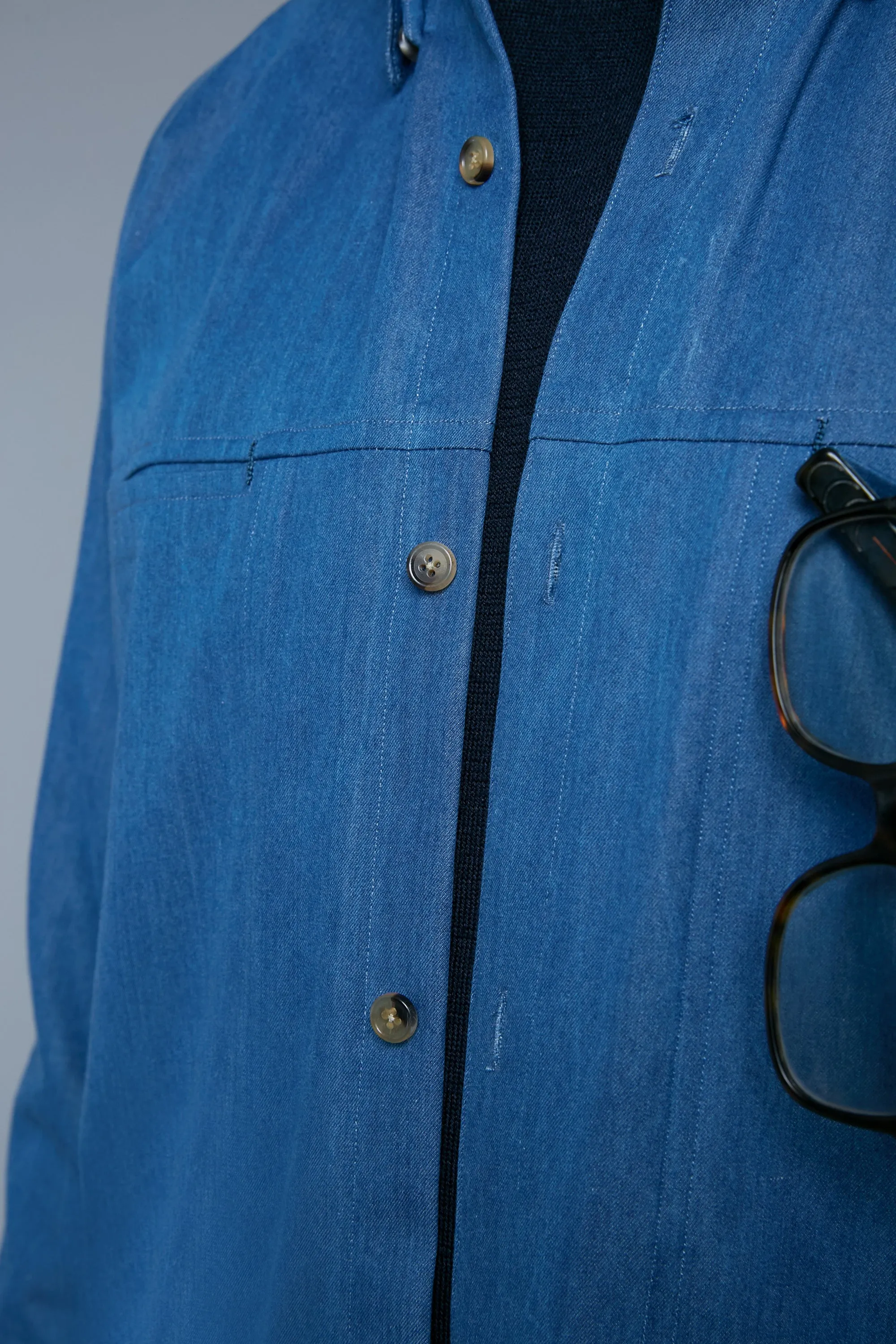 Kojima Denim Shirt | Light Blue