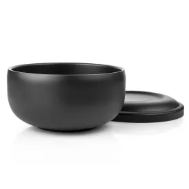 Large Black Stainless Steel Shaving Soap Bowl