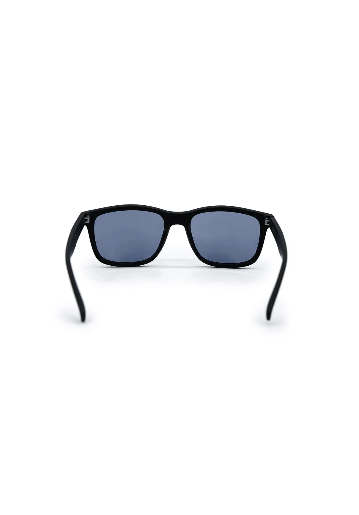 Men's Classic Rectangular Sunglasses in Black - B0015S