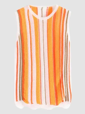 Midsize Effortlessly Beautiful Strips Color-Block Tank Top