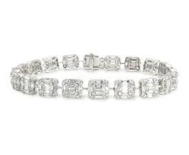 Mosaic Diamond Link Bracelet