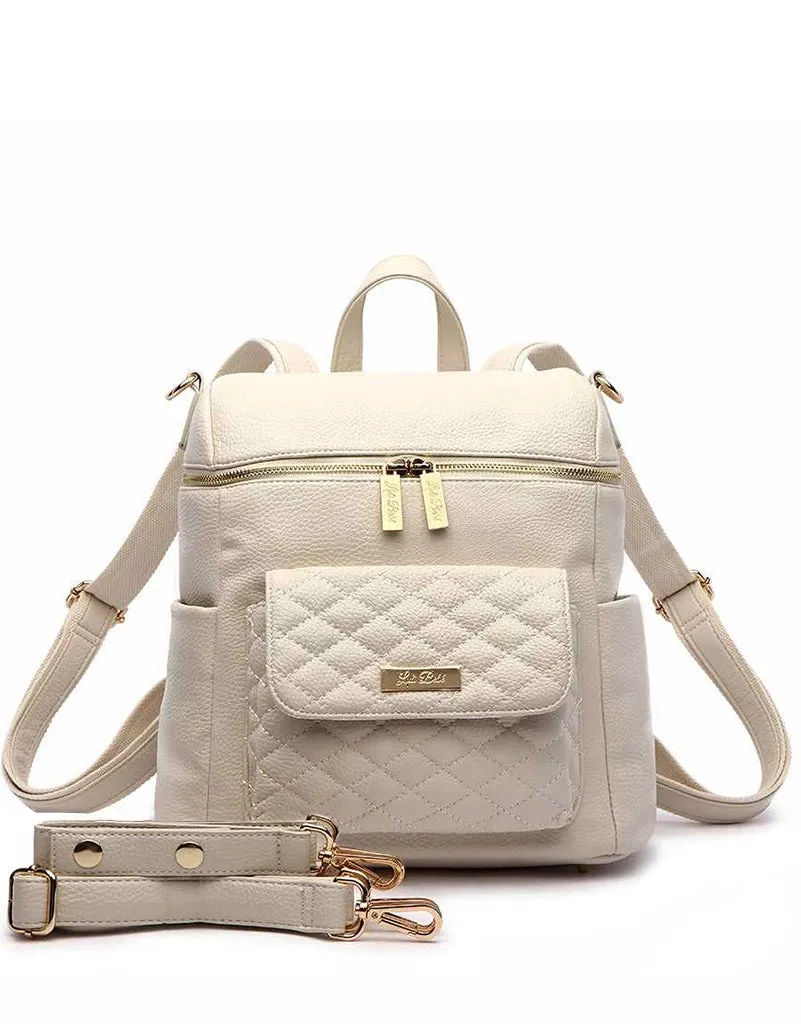 Petit Monaco Diaper Bag | Pearl White