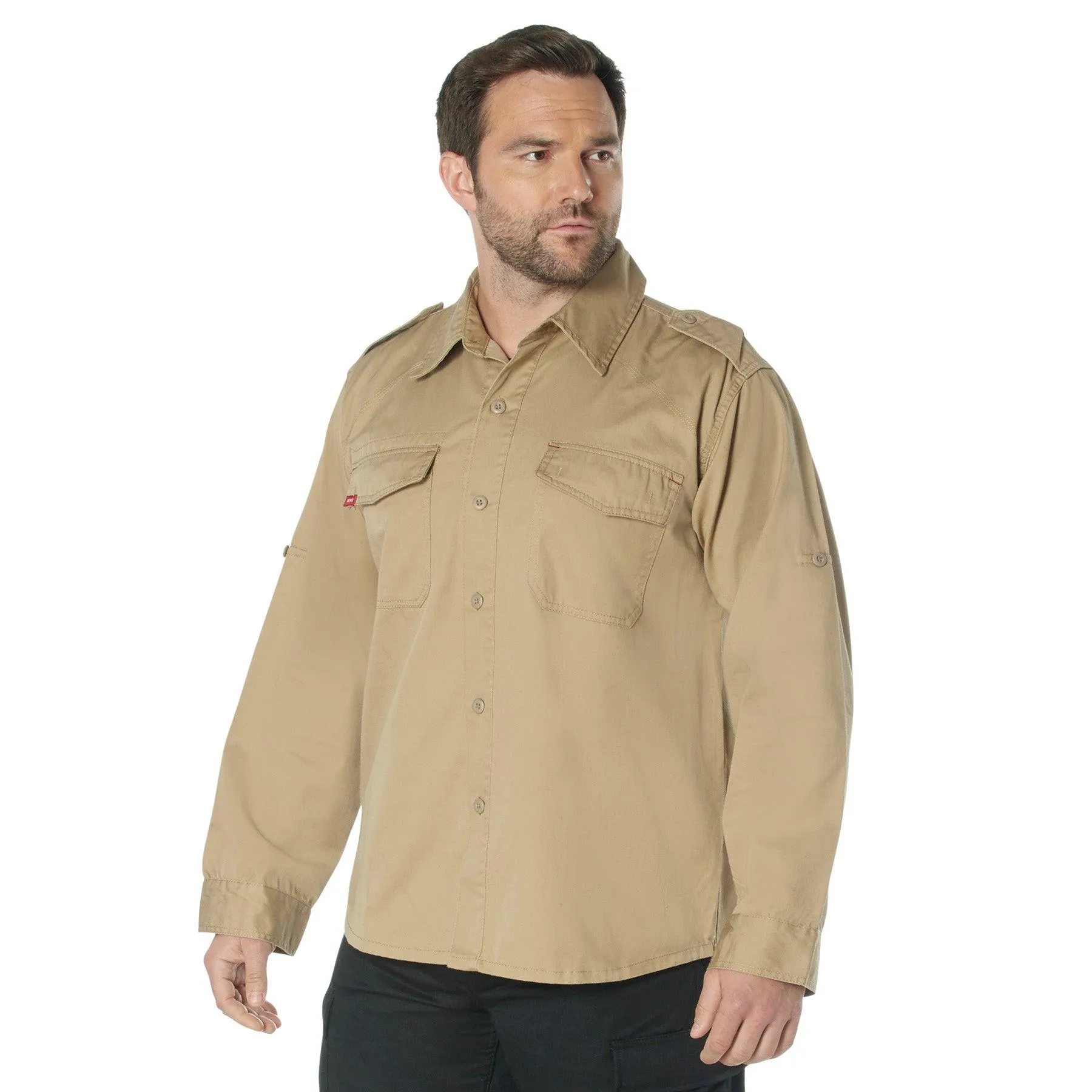 Rothco Mens Vintaged Fatigue Shirt