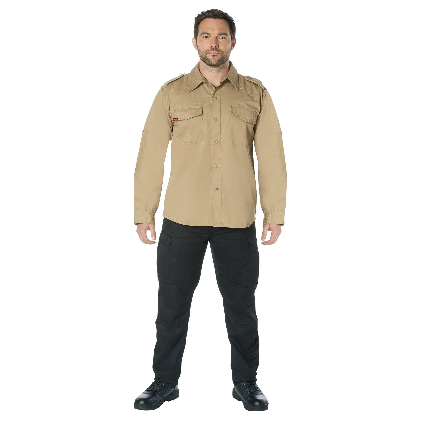 Rothco Mens Vintaged Fatigue Shirt