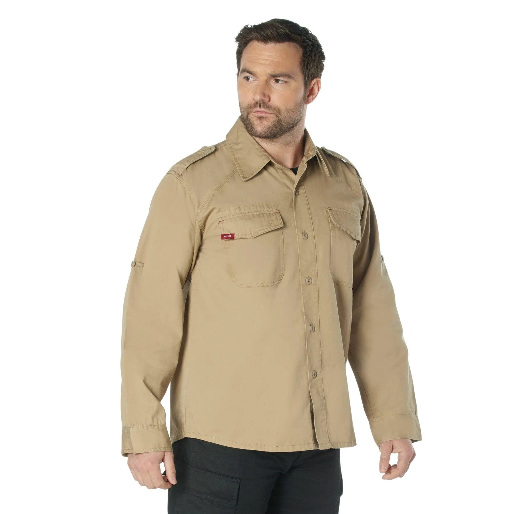 Rothco Mens Vintaged Fatigue Shirt