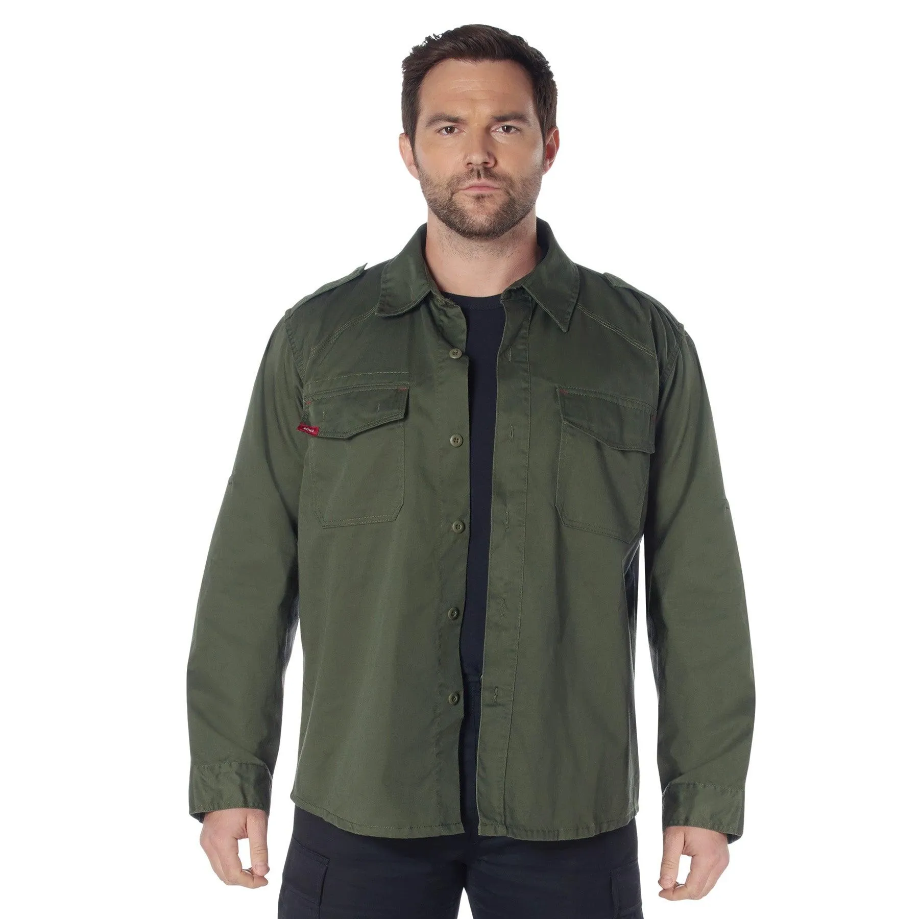 Rothco Mens Vintaged Fatigue Shirt