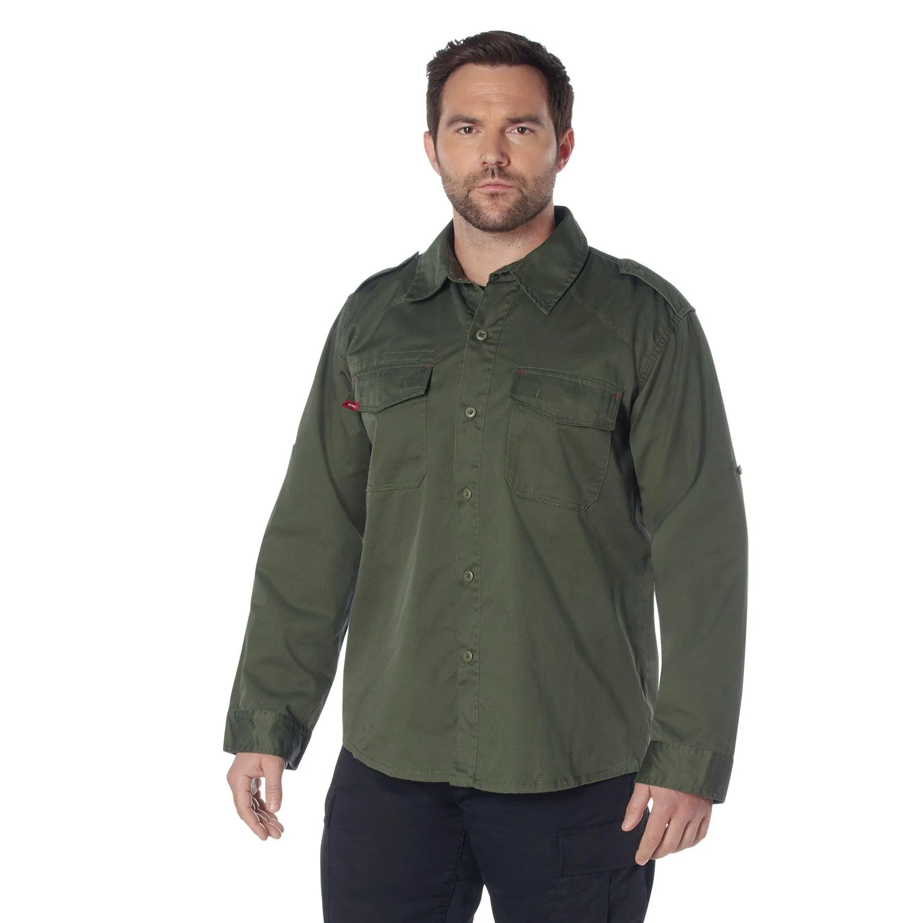 Rothco Mens Vintaged Fatigue Shirt