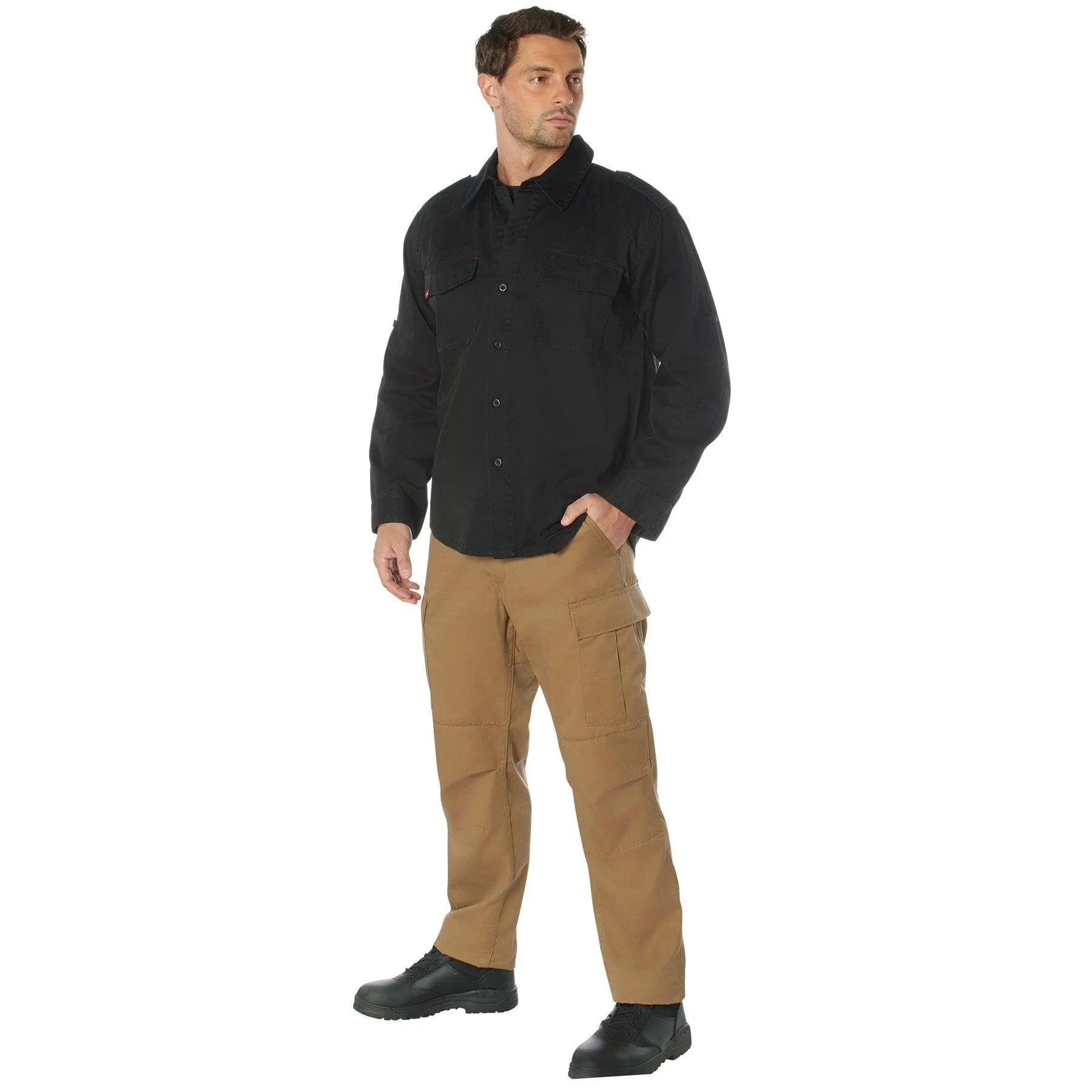 Rothco Mens Vintaged Fatigue Shirt