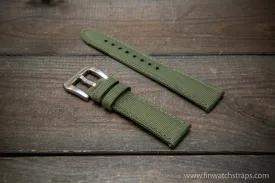 Sailcloth waterproof watch strap. PAM style buckle.