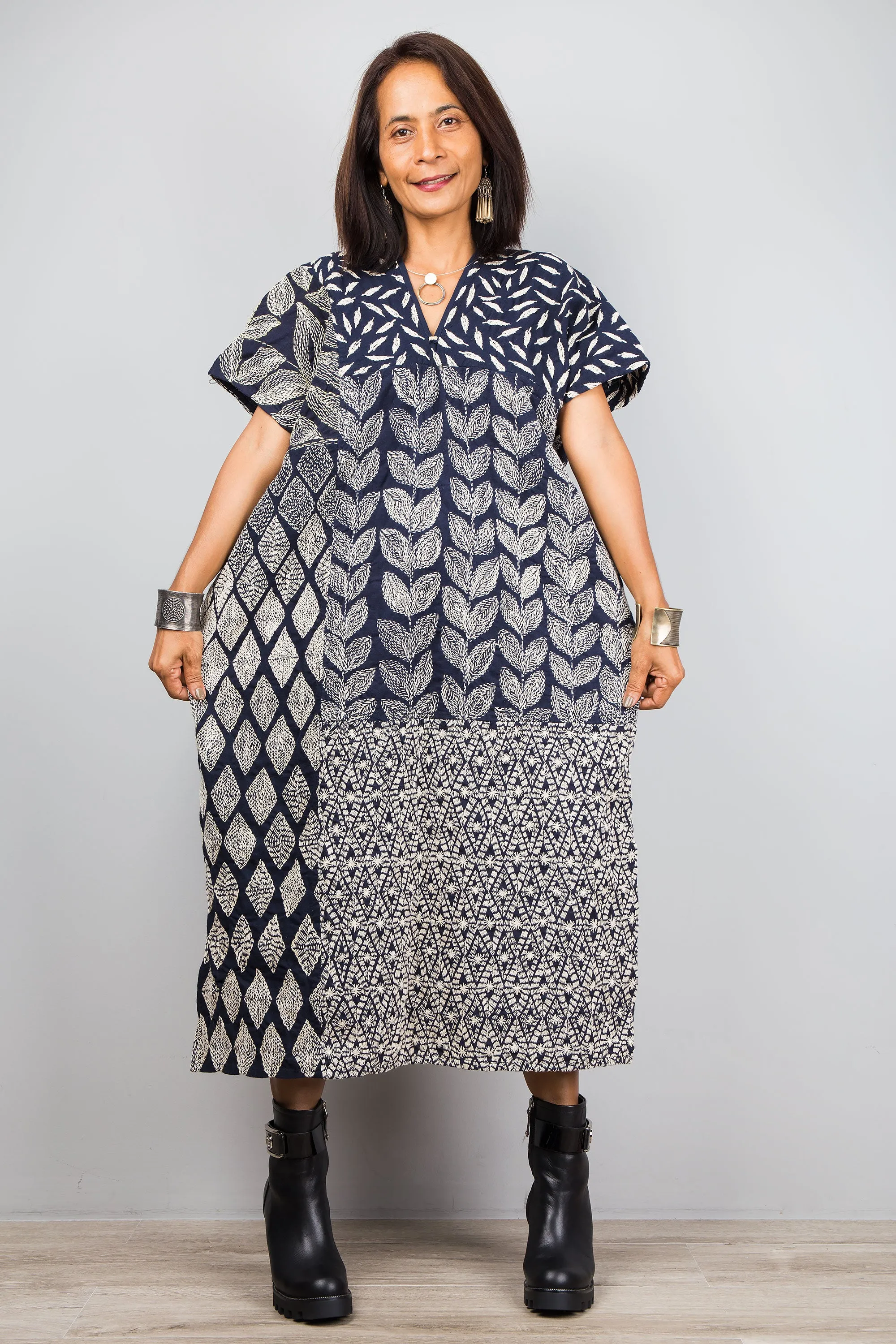 Sashiko style dress