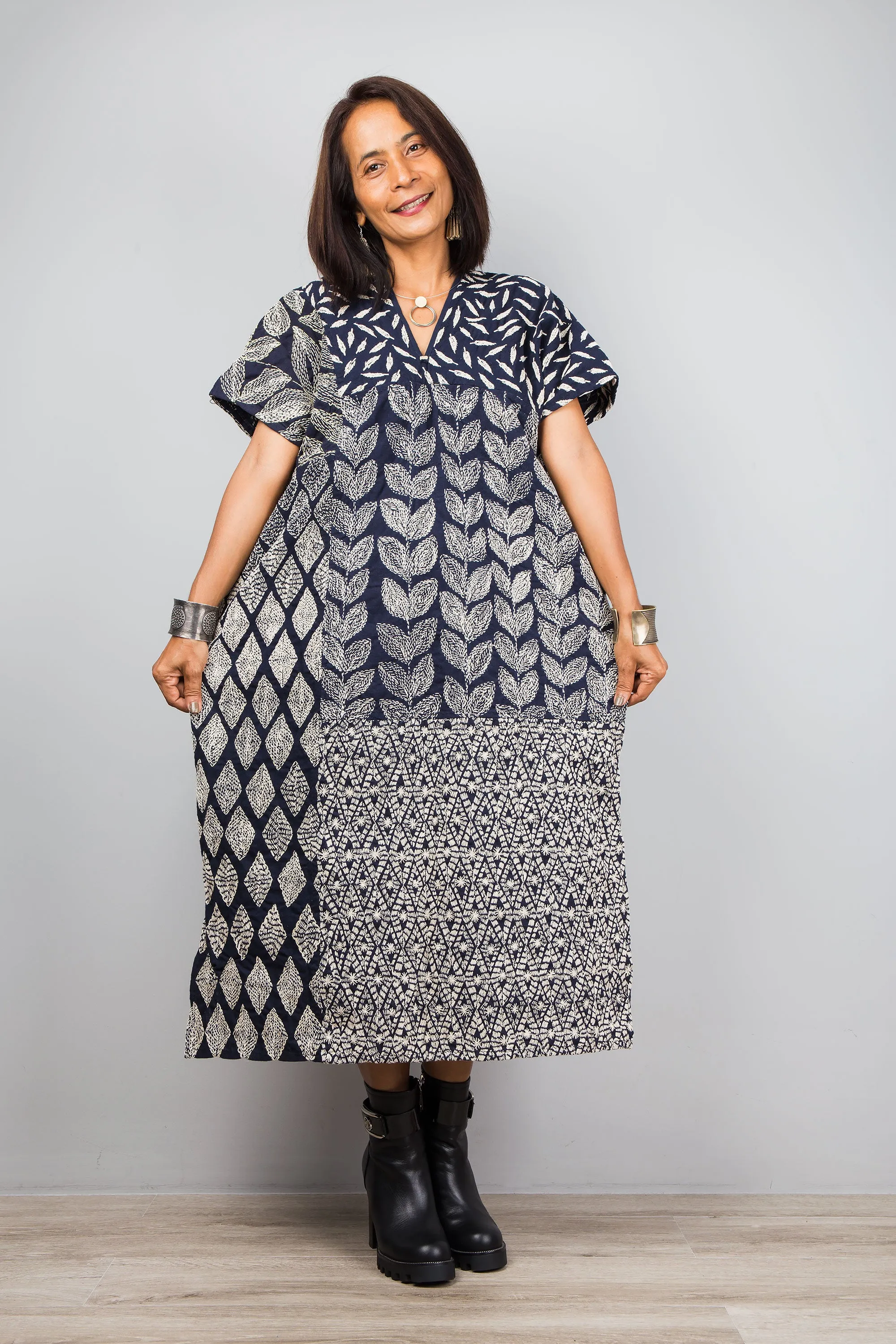 Sashiko style dress