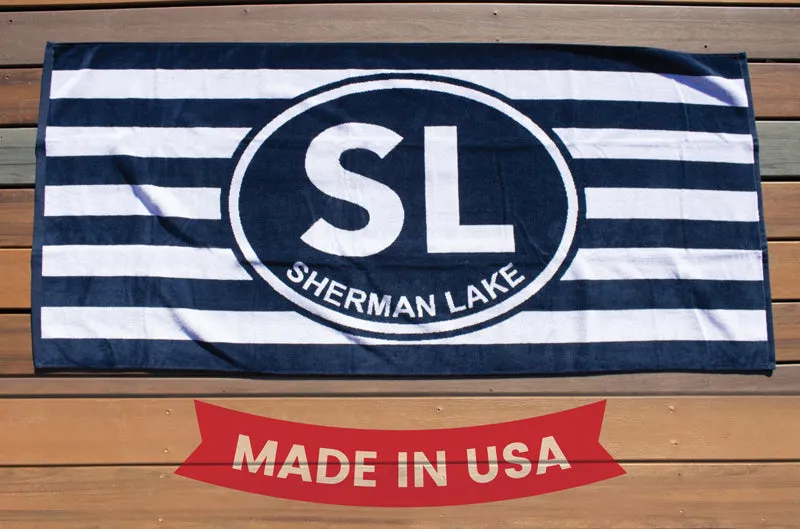 Sherman Lake Beach Towel