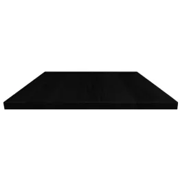 Solid Black Finish Pine Restaurant Tabletops Any Custom Size