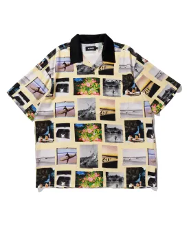 S/S ALLOVER PHOTO PRINT SHIRT