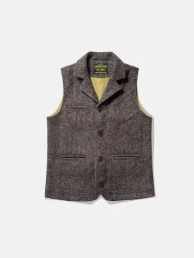 Vintage British Style Rough Wool Vest